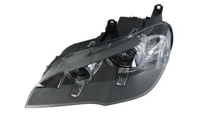 Far Bmw X5 (E70), 04.2010-11.13, electric , tip bec D1S+H8 , are motoras, fara balast omologare ECE, bi - xenon ; iluminare in viraje, 63117240791; 7240791, Stanga