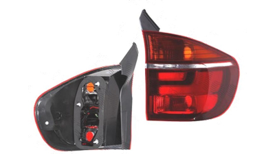 Stop spate lampa Bmw X5 (E70), 04.2010-11.2013, spate, Dreapta, partea exterioara; LED+P21W+W16W; fara suport bec, TYC