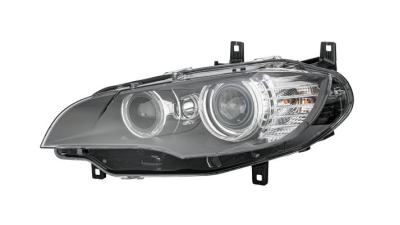 Far Bmw X5 (E70), 10.2006-11.2013, Pachet M, X6 (E71), 01.2008-12.2013; partea Stanga, bi-xenon; cu lumina de zi; D1S+H8+PSY24W; electric; fara bec descarcare; fara ballast; cu motor, HELLA