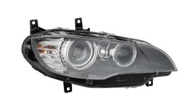 Far Bmw X5 (E70), 10.2006-11.2013, Pachet M, X6 (E71), 01.2008-12.2013; partea Dreapta, bi-xenon; cu lumina de zi; D1S+H8+PSY24W; electric; fara bec descarcare; fara ballast; cu motor, HELLA