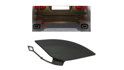 Ornament carlig de remorcare Bmw X6 (E71), 01.2008-12.2013, Spate, partea Stanga, Aftermarket