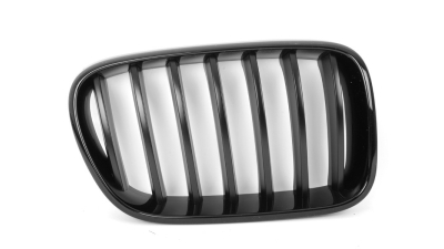 Grila radiator Bmw X3 (E83), 2009-11.2010, dreapta, negru, 205505-6
