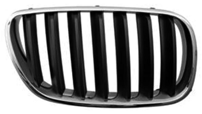 Grila radiator Bmw X3 (E83), 2006-11.2010, dreapta, crom/negru, 51113420088, 20550510