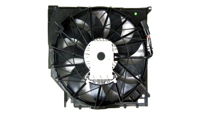 GMV radiator electroventilator Bmw X3 E83, 2004-2011 (2, 0d/Xdrive20d; 2, 5i; 3, 0d; 3, 0si/Xdrive30i; 3, 0i; 3, 0d/Xdrive30d), Motorizare 2.0d; 2, 5 R6; 3, 0d; 3, 0 R6 Diesel/Benzina, dimensiune 600W/490mm, cu 3 pini, Aftermarket