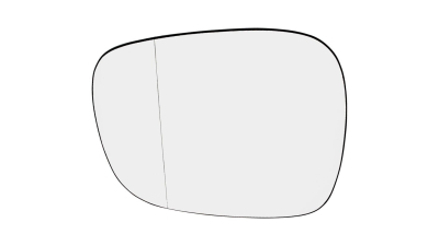 Geam oglinda Bmw X1 (E84) 09.2009-2012, X3 (F25), 11.10- partea stanga View Max Crom Asferica Cu incalzire cu 2pini
