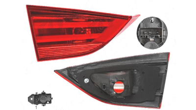 Stop spate lampa Bmw X1 (E84), 09.2009-08.2015, spate, Stanga, P21W; cu suport becuri, OEM/OES