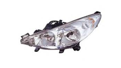 Far Peugeot 207 (W_) 05.2006-12.2013 VALEO partea Stanga, tip bec H1+H7 cu motoras 572409-V