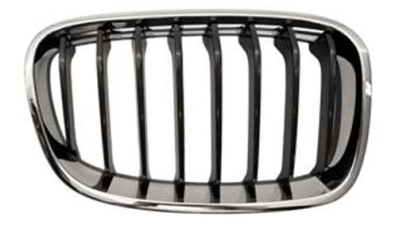 Grila radiator Bmw Seria 1 (F20), 08.2011-, dreapta, crom/negru, 51137262118, 20C105-2 Model SPORT
