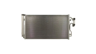 Condensator climatizare BMW Seria 1 F20/21, 2010-, Seria 2 F22/F23, 2012-, Seria 3 F30/31, 2011-; Seria 3 GT F34, 2013-, Seria 4 F32/33, 2013-; i3, 2013-; i8, 2014- motor 1,5; 1,6; 2,0; 3,0 benzina/diesel, full aluminiu brazat