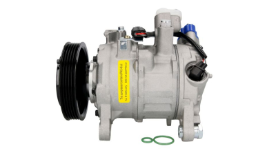 Compresor aer conditionat BMW Seria 1 F20/F21, 2011-2019, motorizare 114D 1.6 D, diesel, rola curea 110 mm, 6 caneluri, de tip Denso: 6SEU14A
