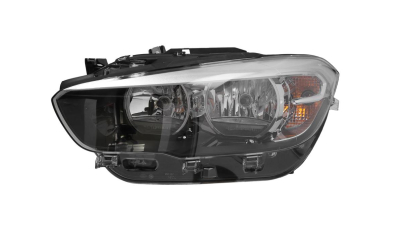 Far BMW Seria 1 (F20), 05.2015-, partea Stanga, electric, cu leduri Daytime, cu motoras, cu becuri, Hella