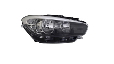 Far BMW Seria 1 (F20), 05.2015-, partea Dreapta, TYC, cu 'lumina timp de zi' tip LED; H7+H7+LED+PY21W; electric; cu motor; halogen