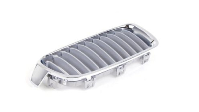 Grila radiator Bmw Seria 3/ Seria 3 Gt (F30/31/34/35), 01.2012-, dreapta, crom/argintiu, 51137263480, 20D10510, Modern Line