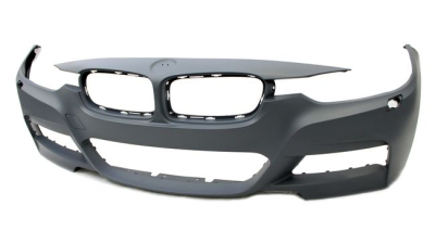 Bara fata Bmw Seria 3/3 Gt (F30/31/34/35) Model M-Trim, 01.2012-, grunduita, cu gauri pentru spalatoare faruri,gaura pentru camera video,cu gauri pentru senzori de asistenta la parcare si PDC, 51118055824