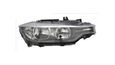 Far Bmw Seria 3 (F30/F31), 01.2012-06.2015 Sedan/Combi, electric, tip bec H7+H7, cu motoras, omologare ECE, cu lumina de zi, 63117259523, Stanga, marca Tyc