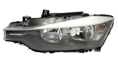 Far Bmw Seria 3 (F30/F31), 01.2012-06.2015 Sedan/Combi, electric, tip bec H7+H7, cu motoras, omologare ECE, cu lumini de zi, 63117259523, Stanga, marca Depo