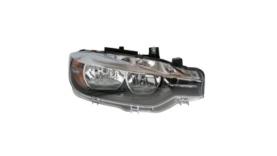 Far BMW Seria 3 (F30/31/35), 07.2015- Model Sedan/Combi si Seria 3 GT 07.2015-, partea Stanga, electric, cu Leduri de zi, cu motoras, tip bec H7+H7, Hella
