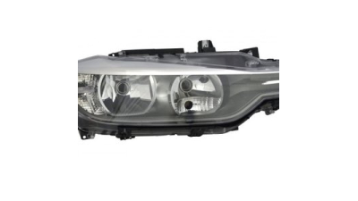Far Bmw Seria 3 (F30/F31), 01.2012-06.2015 Sedan/Combi, electric, tip bec H7+H7, are motoras, omologare ECE, cu lumina de zi, 63117259524, Dreapta, marca TYC