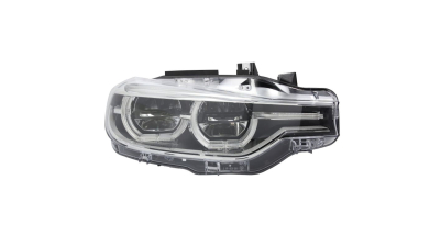 Far BMW Seria 3 (F30/31/35), 01.2012-06.2015 Model Sedan/Combi si Seria 3 GT 2013-, partea Dreapta, electric, cu LED si Leduri de zi, cu motoras, cu lumini pentru curbe, Hella