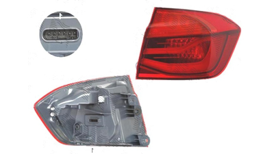 Stop spate lampa Bmw Seria 3/Seria 3 Gt (F30/31/34/35), 08.2015-, spate, Dreapta, SEDAN, fara "BMW" inscription; partea exterioara; LED; DEPO