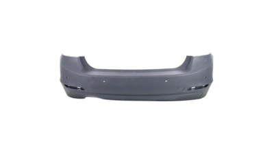 Bara spate Bmw Seria 3 / 3 Gt (F30/31/34/35), 2012- Motorizare 328i, parte montare, grunduita, cu gauri senzori parcare, 20D19614, Aftermarket
