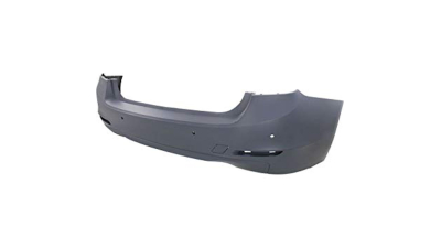 Bara spate Bmw Seria 3 / 3 Gt (F30/31/34/35), 2012- Motorizare 335i, parte montare, grunduita, cu gauri senzori parcare, 20D19616, Aftermarket