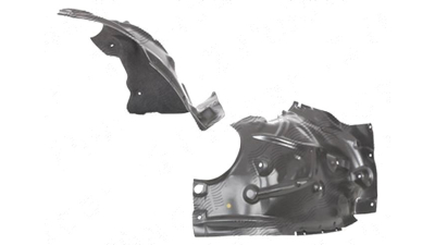 Carenaj aripa interioara, aparatori noroi Bmw Seria 3/3 Gt (F30/31/34/35), 01.2012-, fata, Stanga, spate