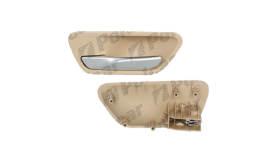 Maner deschidere usa interioara Bmw Seria 3/3 Gt (F30/31/34/35), 01.2012-12.2019 Fata=Spate, partea Stanga, bej; maner silver, Aftermarket