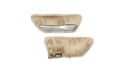 Maner deschidere usa interioara Bmw Seria 3/3 Gt (F30/31/34/35), 01.2012-12.2019 Fata=Spate, partea Stanga, bej; maner silver, Aftermarket