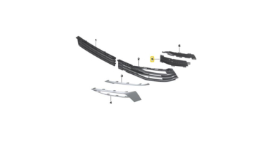 Capac interior grila Bara fata Bmw Seria 5 (G30/G31), 05.2017-, Aftermarket