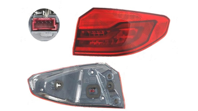 Stop spate lampa Bmw Seria 5 (G30), 05.2017-, spate, Dreapta, SEDAN, partea exterioara; LED, ULO