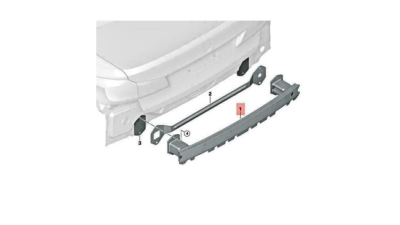 Intaritura bara, armatura spate BMW Seria 5 (G30/G31), 05.2017-,