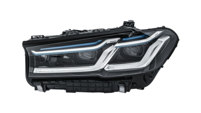 Far BMW Seria 5 (G30/G31), 06.2020-, partea Stanga, HELLA, cu lumina dinamica pentru viraje; viraje statica, 5 functii, fara marcaj 'BMW'; marcaj Laser, LED, fara unitate control LED; cu modul LED; Tip de bec : Laser+LED