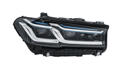 Far BMW Seria 5 (G30/G31), 06.2020-, partea Dreapta, HELLA, cu lumina dinamica pentru viraje; viraje statica, 5 functii, fara marcaj 'BMW'; marcaj Laser, LED, fara unitate control LED; cu modul LED; Tip de bec : Laser+LED