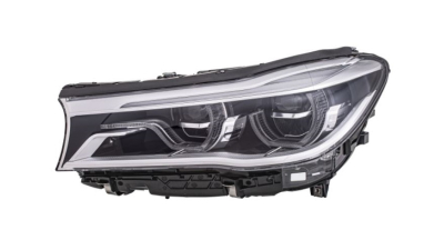 Far BMW Seria 7 (G11/G12), 07.2015-06.2019, partea stanga, ZKW, asistenta faza lunga; asistenta faza scurta; LED; LED; cu lumina viraje