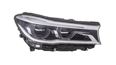 Far BMW Seria 7 (G11/G12), 07.2015-06.2019, partea dreapta, ZKW, asistenta faza lunga; asistenta faza scurta; LED; LED; cu lumina viraje