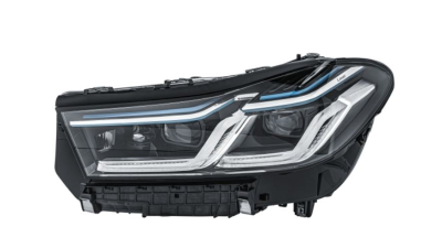 Far BMW Seria 6 GT (G32), 09.2020-, partea Stanga, HELLA, cu lumina dinamica pentru viraje; cu lumina viraje statica, fara marcaj BMW; marcaj Laser, fara unitate control LED; cu modul LED, Tip de bec : Laser+LED