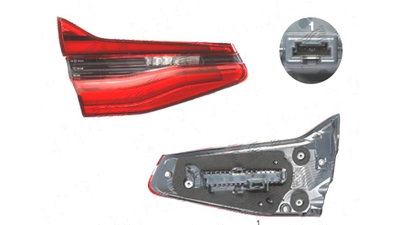 Stop spate lampa Bmw Seria 6 Gt (G32), 12.2017-, spate, Stanga, partea interioara; LED, ULO