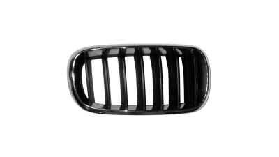 Grila radiator, masca fata Bmw X5 (F15), 10.2013-, parte montare partea dreapta, cu rama cromata, trebuie vopsita, fara primer, 20T105-2, Aftermarket