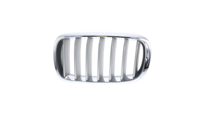 Grila radiator, masca fata Bmw X3 (F25), 11.2010-04.2014, X4 (F26) 08.2014-, parte montare partea stanga, crom/silver, 20X105-5, Aftermarket