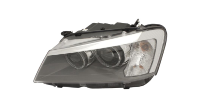 Far Bmw X3 (F25), 11.2010-04.2014, partea Stanga, xenon; cu lumina timp de zi tip LED; D1S+PY21W; electric; fara bec descarcare; fara ballast; cu motor, DEPO