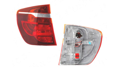 Stop spate lampa Bmw X3 (F25), 11.2010-04.2014; X3 (F25), 03.2014-, spate, Stanga, partea exterioara; LED+P21W; fara suport bec, DEPO