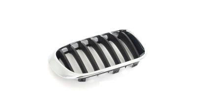 Grila radiator, masca fata Bmw X3 (F25), 03.2014-, parte montare partea dreapta, neagra, cu rama cromata, 20X205-2, Aftermarket