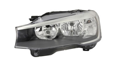 Far Bmw X3 (F25), 03.2014-08.2017, X4 (F26), 08.2014-05.2018; partea Stanga, cu lumina de zi; tip bec H7+H7+PY21W+W21W+W5W; electric; cu motor, TYC