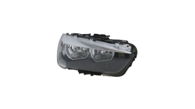 Far BMW X1 (F48), 06.2015-, TYC, fata, partea dreapta, cu 'lumina de zi' tip LED;tip bec H7+H7+PY21W; electric; argintiu; cu motor;