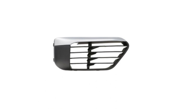 Grila bara fata BMW X1 (F48), 06.2015-, fata, partea dreapta, cu material argintiu