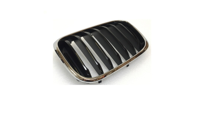 Grila masca fata BMW X3 (G01), 06.2017-07.2021, partea Stanga, negru; cu ornament cromat