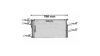 Radiator racire Best Auto Vest 20D1087X