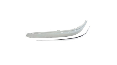 Bandou bara fata Mercedes Clasa E (W211) 03.2002-06.2006, Dreapta, 2118800612, 501607-8 insertie crom Model Elegance/Avangarde