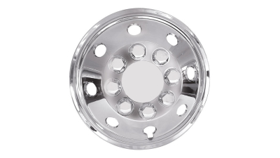 Set capace roti microbuz 15  inch, Carpoint, Cromate, forma con, set 4 buc